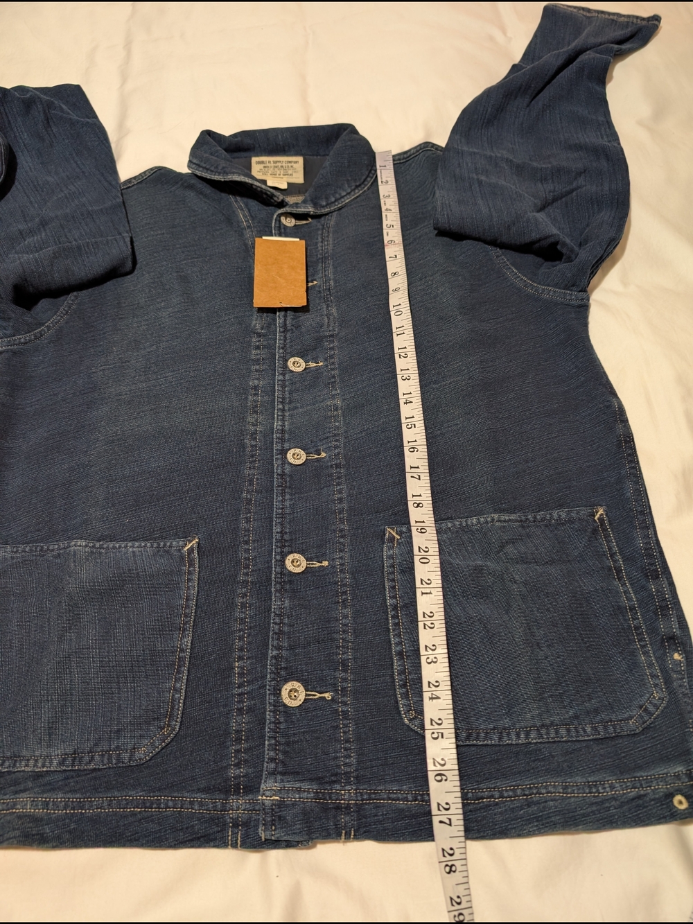 Ralph Lauren Double RL Dark Indigo Shawl-Collar Button Shirt - Picture 7 of 15